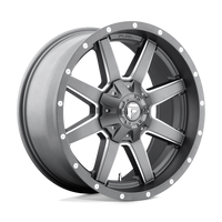 Fuel 1PC D542 MAVERICK Matte Gun Metal Milled wheel
