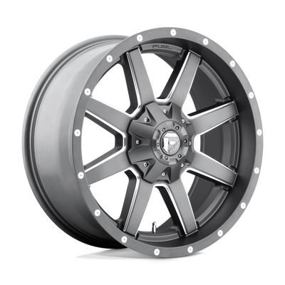 Fuel 1PC D542 MAVERICK Matte Gun Metal Milled wheel