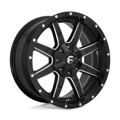 Fuel 1PC D610 MAVERICK Gloss Black Milled wheel