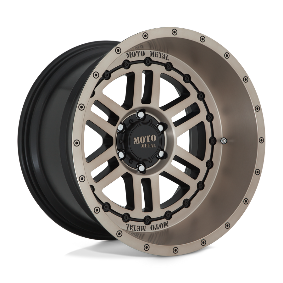 Moto Metal MO800 DEEP SIX Satin Black W/ Bronze Tint wheel