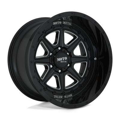 Moto Metal MO801 PHANTOM Gloss Black Milled wheel
