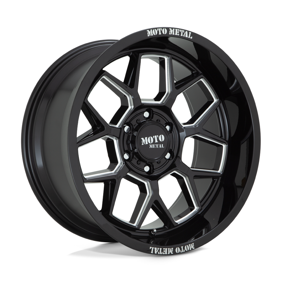 Moto Metal MO803 BANSHEE Gloss Black Milled wheel
