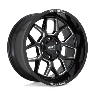 Moto Metal MO803 BANSHEE Gloss Black Milled wheel