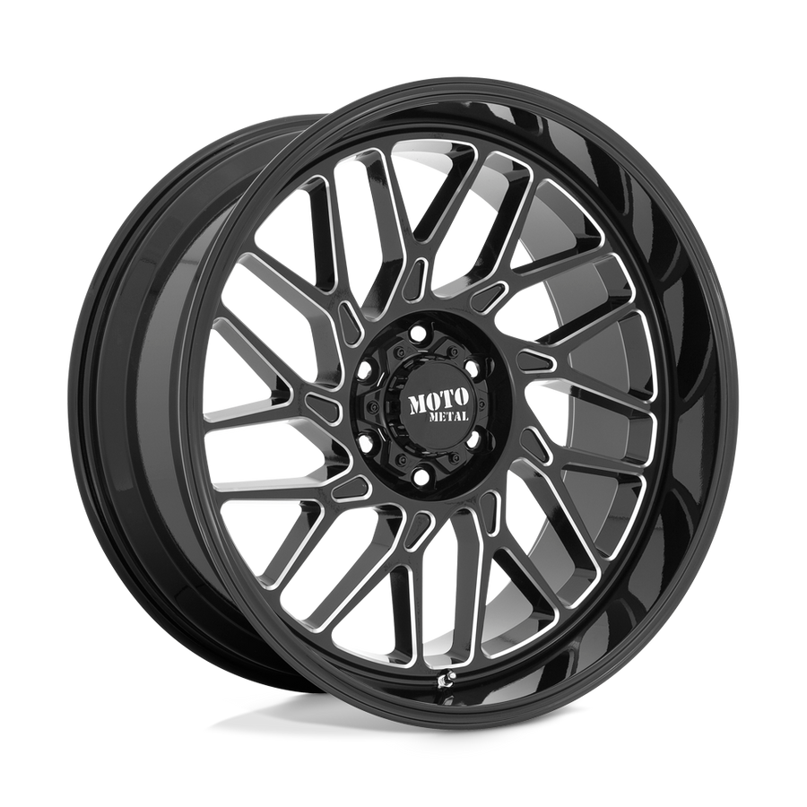 Moto Metal MO805 Gloss Black Milled wheel