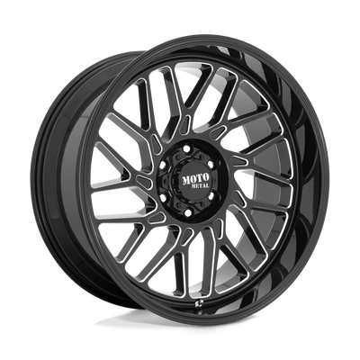 Moto Metal MO805 Gloss Black Milled wheel