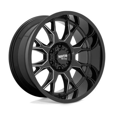 Moto Metal MO806 Gloss Black Milled wheel