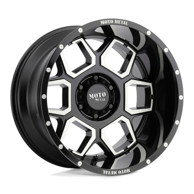 Moto Metal MO981 SPADE Gloss Black Machined wheel