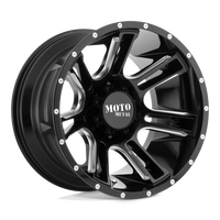 Moto Metal MO982 AMP Gloss Black Milled wheel