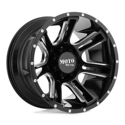Moto Metal MO982 AMP Gloss Black Milled wheel