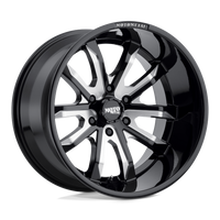 Moto Metal MO983 DAGGER Gloss Black Milled wheel