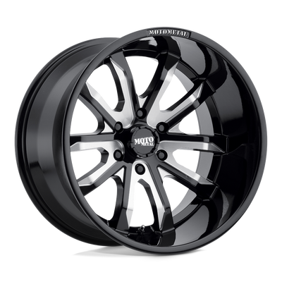 Moto Metal MO983 DAGGER Gloss Black Milled wheel