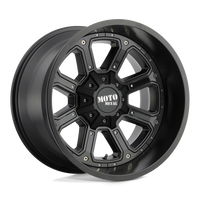 Moto Metal MO984 SHIFT Matte Black W/ G-Blk Inserts wheel
