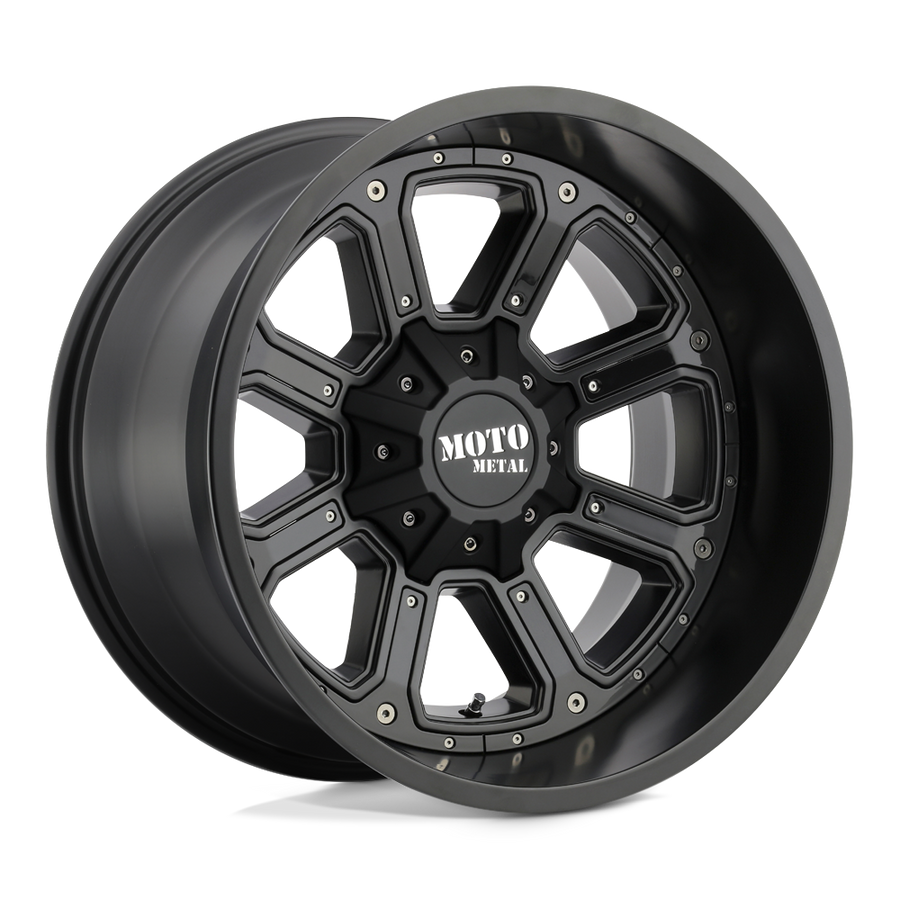 Moto Metal MO984 SHIFT Matte Black W/ G-Blk Inserts wheel