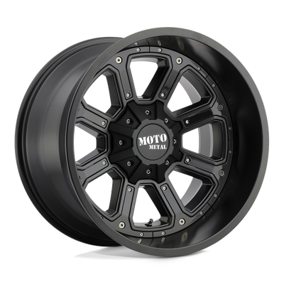 Moto Metal MO984 SHIFT Matte Black W/ G-Blk Inserts wheel