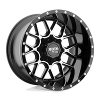 Moto Metal MO986 SIEGE Gloss Black Machined wheel