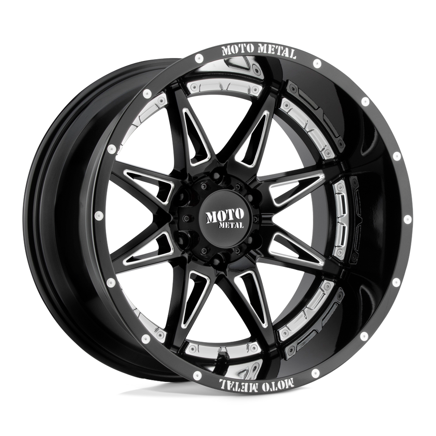 Moto Metal MO993 HYDRA Gloss Black Milled wheel