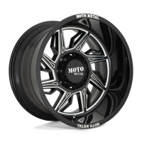Moto Metal MO997 HURRICANE Gloss Black Milled - Left wheel