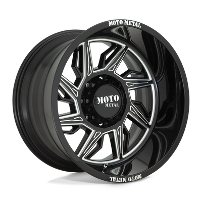 Moto Metal MO997 HURRICANE Gloss Black Milled - Left wheel