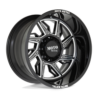 Moto Metal MO997 HURRICANE Gloss Black Milled - Right wheel
