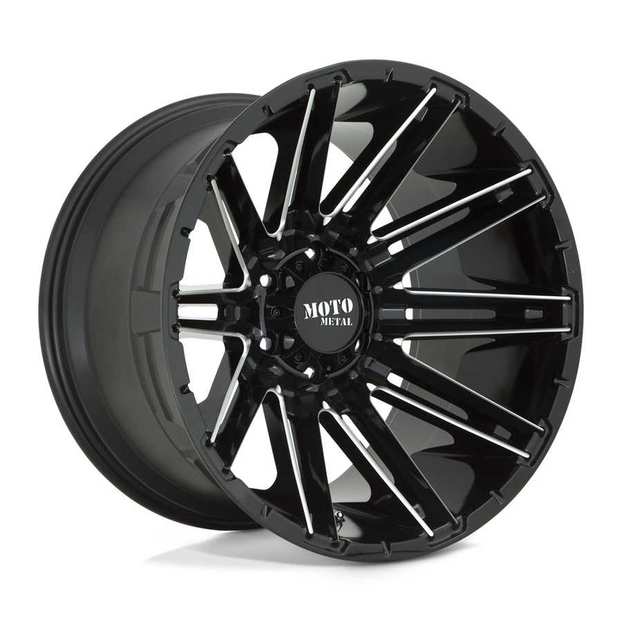 Moto Metal MO998 KRAKEN Gloss Black Milled wheel