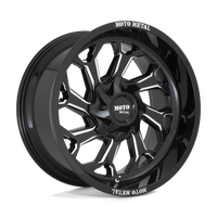 Moto Metal MO999 Gloss Black Milled wheel