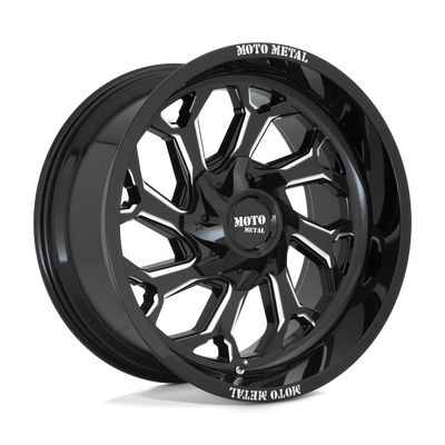 Moto Metal MO999 Gloss Black Milled wheel