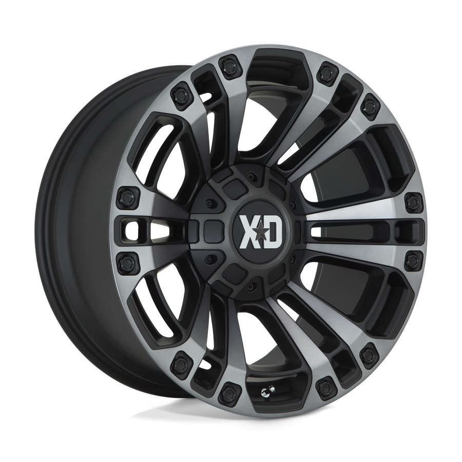 XD XD851 MONSTER 3 Satin Black W/ Gray Tint wheel