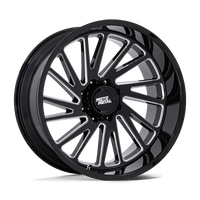 Moto Metal MO811 COMBAT Gloss Black Milled wheel