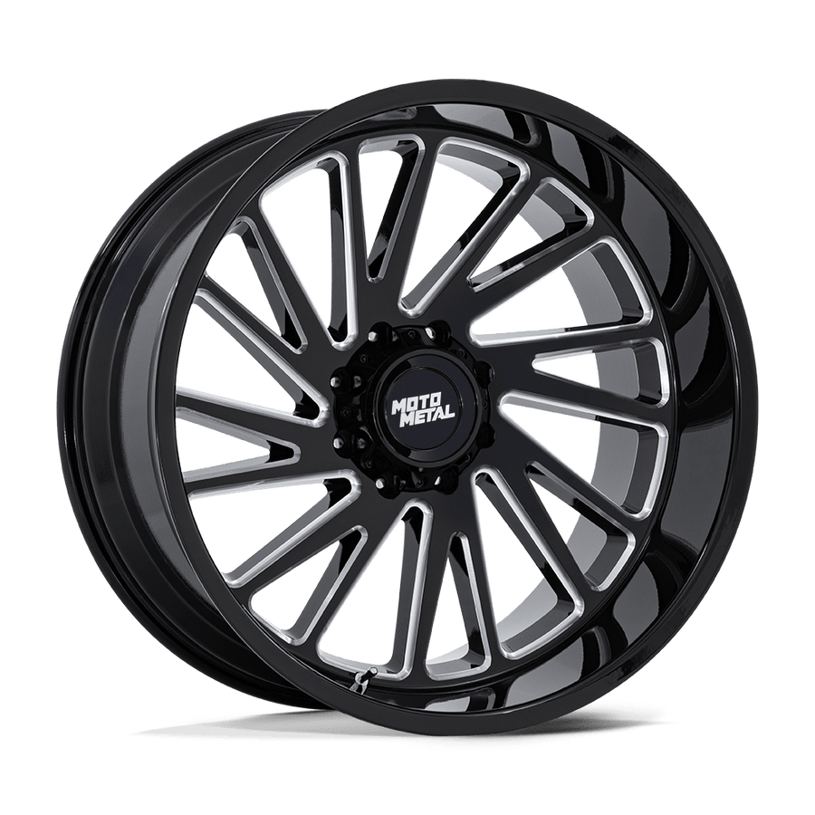 Moto Metal MO811 COMBAT Gloss Black Milled wheel