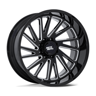 Moto Metal MO811 COMBAT Gloss Black Milled wheel