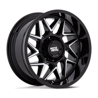 Moto Metal MO812 TURBINE Gloss Black W/ Machined Face wheel