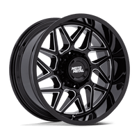 Moto Metal MO812 TURBINE Gloss Black Milled wheel