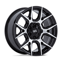 Moto Metal MO813 MASON Gloss Black W/ Machined Face wheel