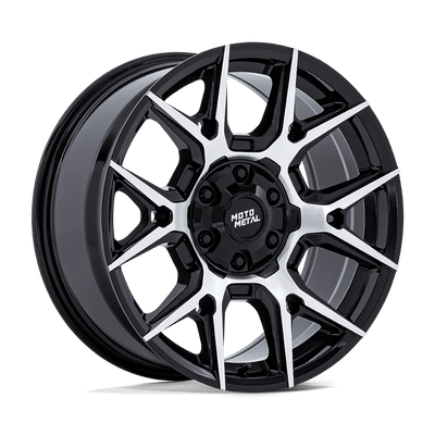 Moto Metal MO813 MASON Gloss Black W/ Machined Face wheel