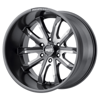 Moto Metal MO983 DAGGER Satin Gray Milled wheel