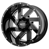 Moto Metal MO988 MELEE Gloss Black Milled wheel