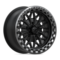 MSA Offroad Wheels MA53 BOLO UTV BEADLOCK Matte Black W/ Gl-Gunmetal Rg wheel