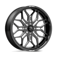 MSA Offroad Wheels M47 SNIPER UTV Gloss Black Milled wheel