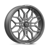 MSA Offroad Wheels M47 SNIPER UTV Gunmetal Milled wheel