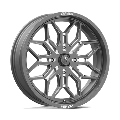 MSA Offroad Wheels M47 SNIPER UTV Gunmetal Milled wheel