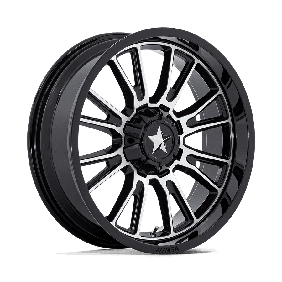 MSA Offroad Wheels M51 THUNDERLIPS UTV Gloss Black Machined wheel
