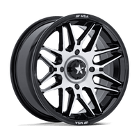 MSA Offroad Wheels M52 RADAR UTV Gloss Black W/ Machined Face wheel