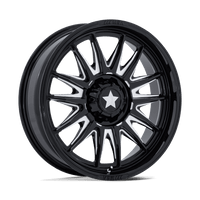 MSA Offroad Wheels M55 COMMANDER UTV Gloss Black Milled wheel
