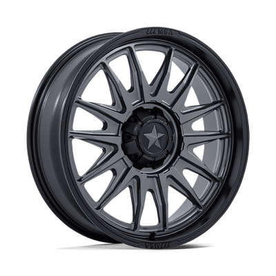 MSA Offroad Wheels M55 COMMANDER UTV Matte Gunmetal W/ M-Blk Lip wheel