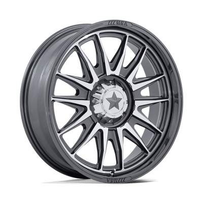 MSA Offroad Wheels M55 COMMANDER UTV Platinum W/ Machined Face wheel