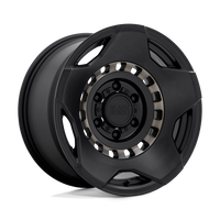 Black Rhino Hard Alloys MUZZLE Matte Black W/ Mach Tint Ring wheel