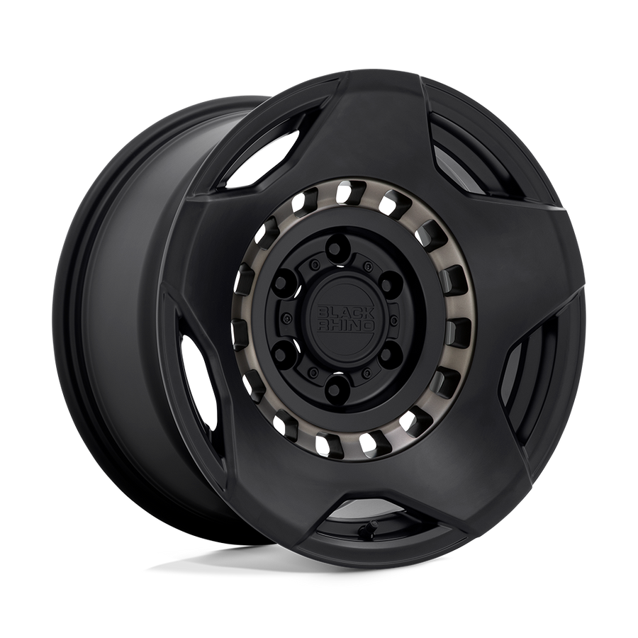 Black Rhino Hard Alloys MUZZLE Matte Black W/ Mach Tint Ring wheel