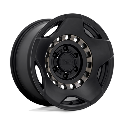 Black Rhino Hard Alloys MUZZLE Matte Black W/ Mach Tint Ring wheel