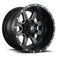 Fuel 1PC D538 MAVERICK Matte Black Milled wheel