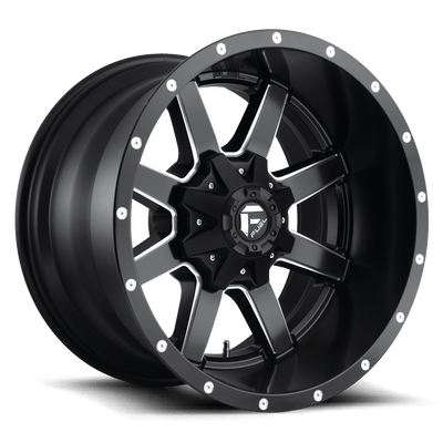 Fuel 1PC D538 MAVERICK Matte Black Milled wheel